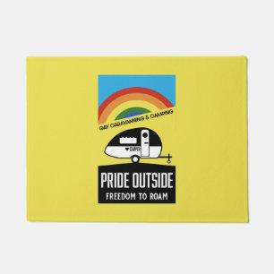 Tapete acampamento de gay caravana