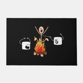 Tapete Acampamento engraçado