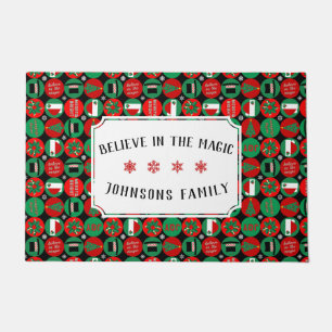 Tapete Acredite no Mágico - Padrão de Natal