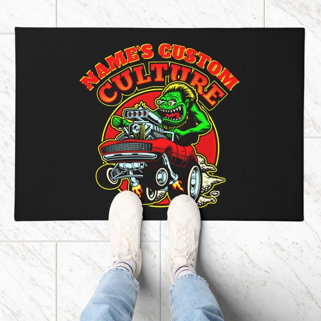 Tapete Adicionar NOME à Cultura Personalizada Carro de Mú (Criador carregado)