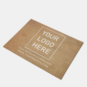 Tapete Adicione o logotipo de sua empresa e o texto perso