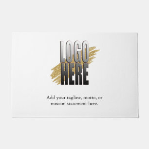 Tapete Adicione seu logotipo Slogan de nome de empresa 