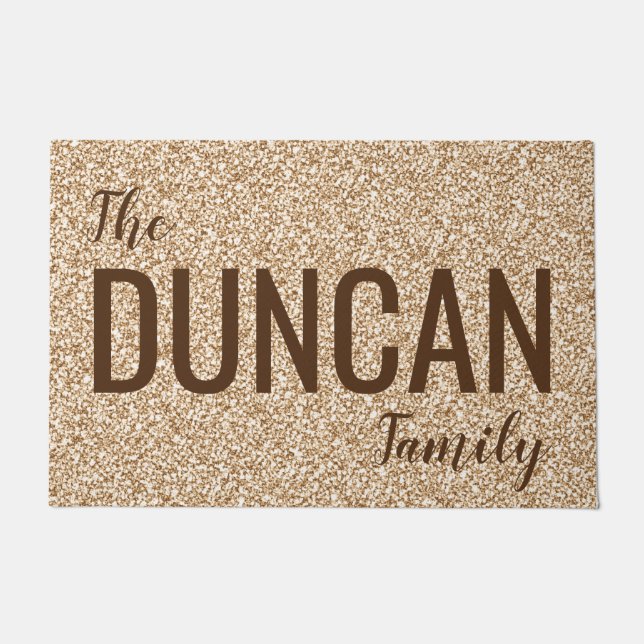 Tapete Adicione seu nome - 24" x porta de 36" (Frente)