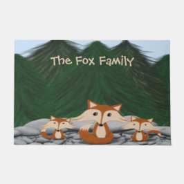 Tapete Adorable Fox Family