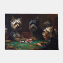 Affenpinscher Cães Jogando Poker Art