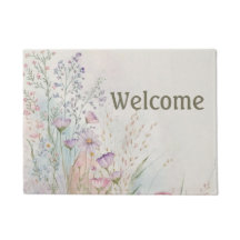Aflorais Selvagens Personalizadas Aquarela Bem-Vin
