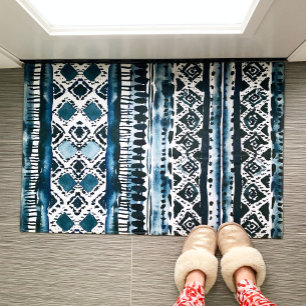 Tapete AFROBEAT Indigo Tribal Boho