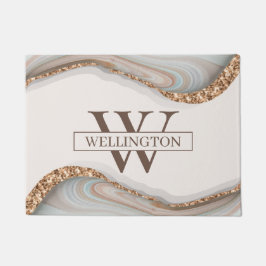 Tapete Agate Stone Marble Monograma Nome