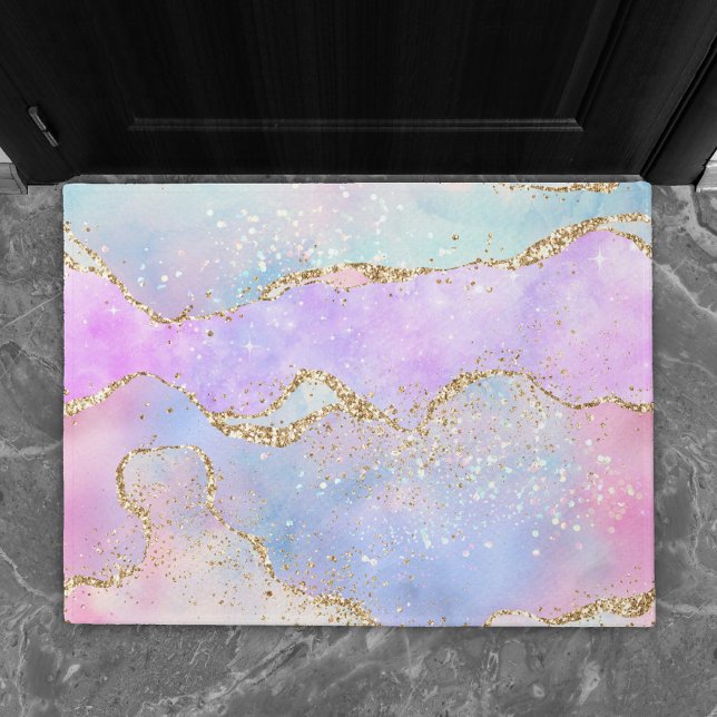 Tapete Agato de Pastel bonito | Vidro Dourado (Criador carregado)