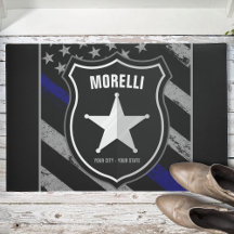 Agente de Polícia de NOME Personalizado Xerife Pav