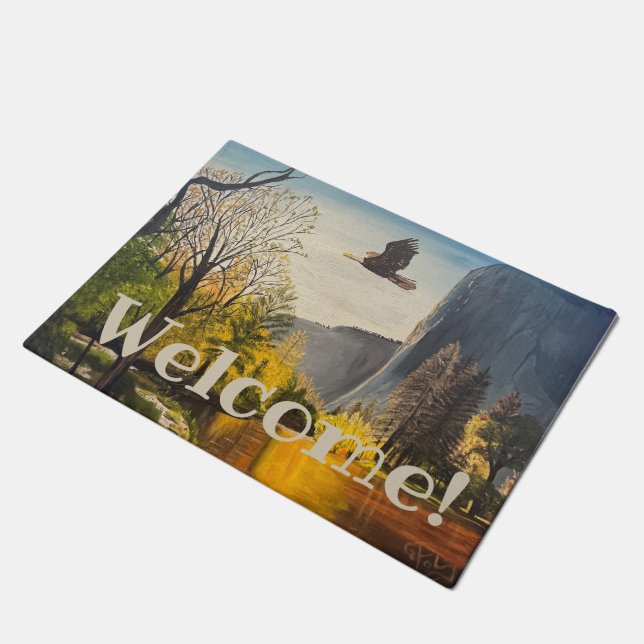 Tapete Águia no Parque Nacional Yosemite, por Gary Poling (Inclinado)