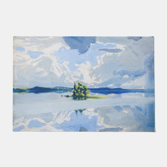 Tapete Akseli Gallen-Kallela - Nuvens acima de um lago (Frente)