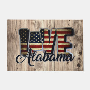 Tapete Alabama Ama Estrela De Bandeira Americana E Stripe