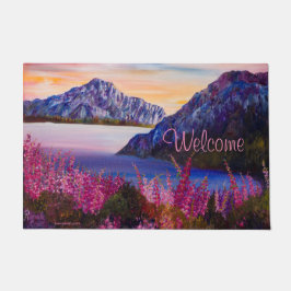 Tapete Alaskan Cotton Candy Mountain Doormat