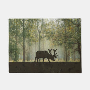 Tapete Alces na ilustração da floresta