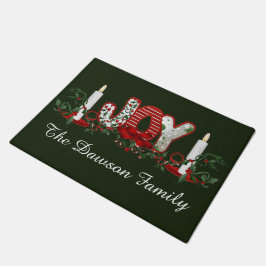 Tapete Alegria de Natal Personalizada