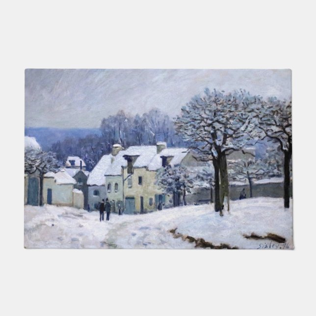 Tapete Alfred Sisley - Coloque Chenil em Marly, Efeito da (Frente)