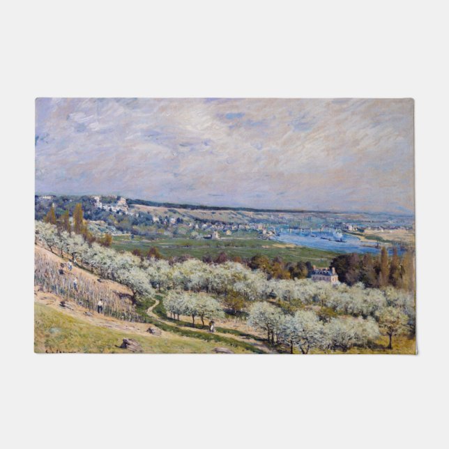 Tapete Alfred Sisley - Terraço em Saint-Germain, Primaver (Frente)