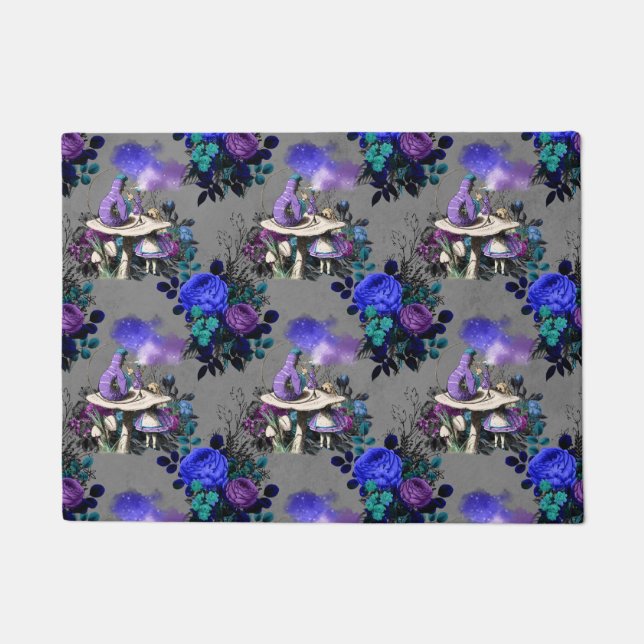 Tapete Alice no País das Maravilhas das Flores Fumantes (Frente)