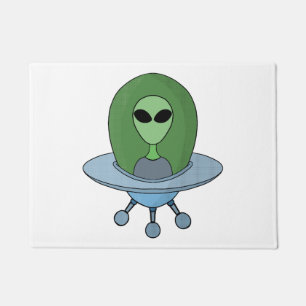 Tapete Alienígena em sua nave espacial