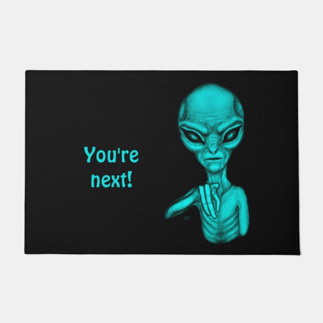 Tapete Alienígena ruim, você é a próxima! (Frente)