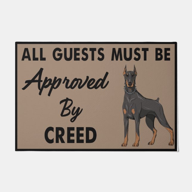 Tapete All Guests Must Be Approved By Creed Dog  (Frente)