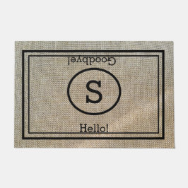 Tapete Alô personalizado e Russo de Adeus