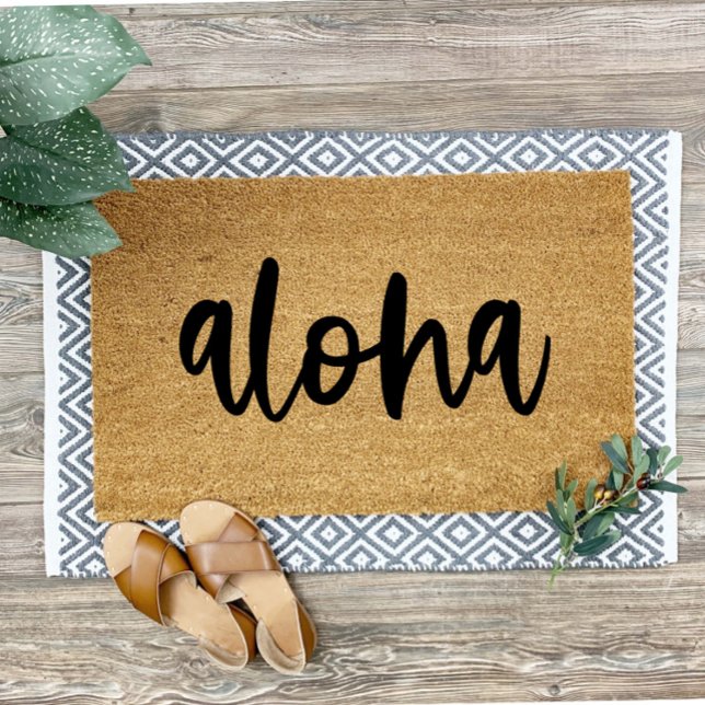 Tapete Aloha Welcome Mat Doormat (Criador carregado)