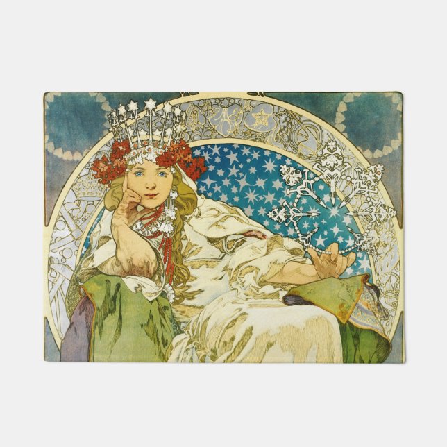 Tapete Alphonse Mucha Princess Hyacinth Art Nouveau (Frente)