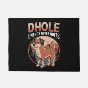 Tapete Amante do Dhole Vida Selvagem Canídeo Cão Selvagem