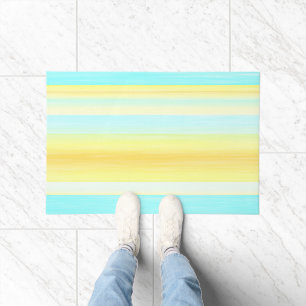 Tapete Amarelo-Sol-Verão Amarelo-Aqua-Azul-Cinza