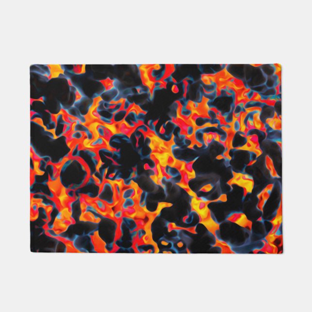 Tapete Amarelo vermelho preto (Frente)