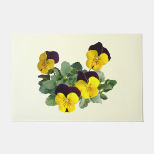 Tapete Amarelo Violas Sorbet Jump Up
