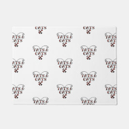 Tapete Ame Tats & Cats Tattoo Style Hearmat