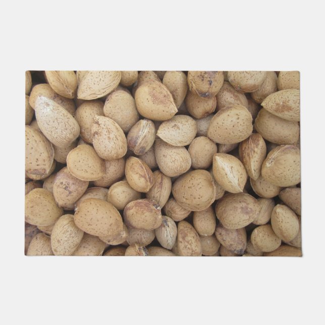 Tapete Amêndoas Querem Padrões de outono (Frente)