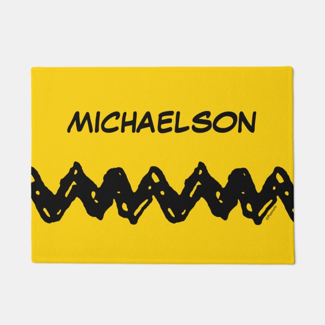 Tapete Amendoins | Camisa Zig-Zag de Charlie Brown (Frente)