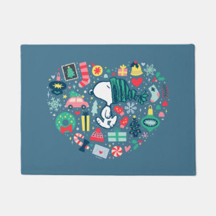 Tapete Amendoins   Coração Feliz Feriado Snoopy