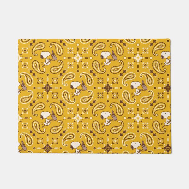 Tapete Amendoins | Cowboy Snoopy Bandana (Frente)