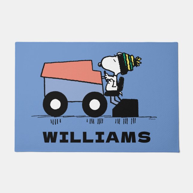 Tapete Amendoins | Máquina De Resurpação De Gelo Snoopy (Frente)