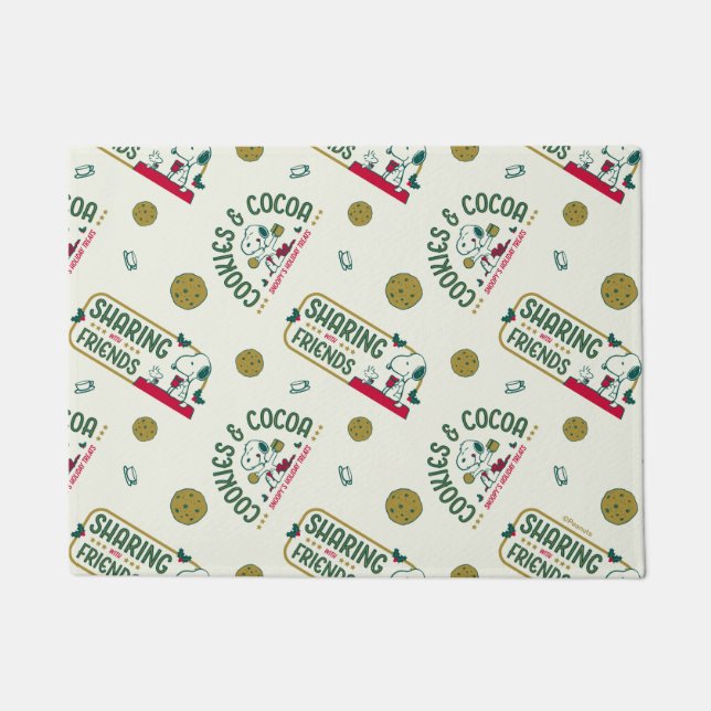 Tapete Amendoins | Padrões de cacau quente de espinheiro  (Frente)