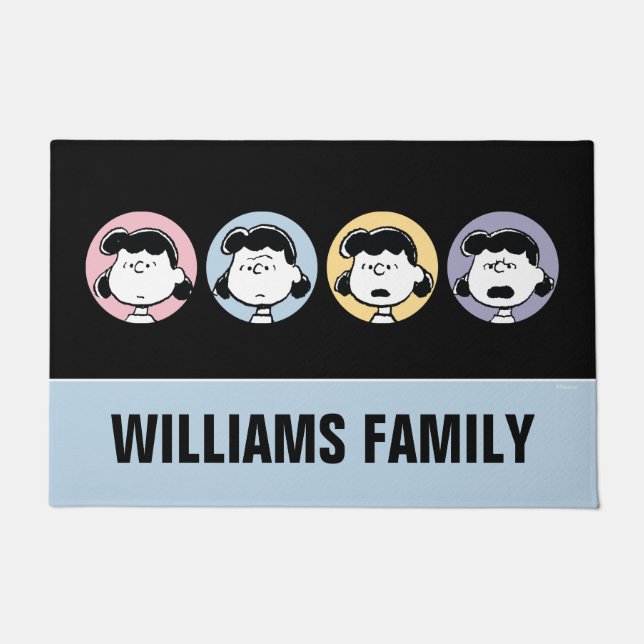 Tapete Amendoins | Rostos da Lucy (Frente)