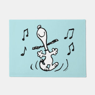 Tapete Amendoins Snoopy Dancing