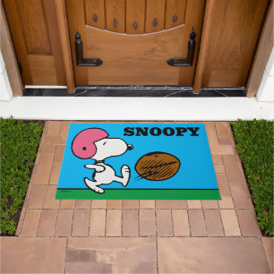 Tapete Amendoins   Snoopy Football Kicker