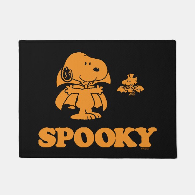 Tapete Amendoins | Snoopy & Woodstock Spooky (Frente)