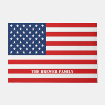 American Flag Doormat