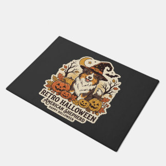 Tapete American Shepherd Halloween Retro Dog Lover Doorma