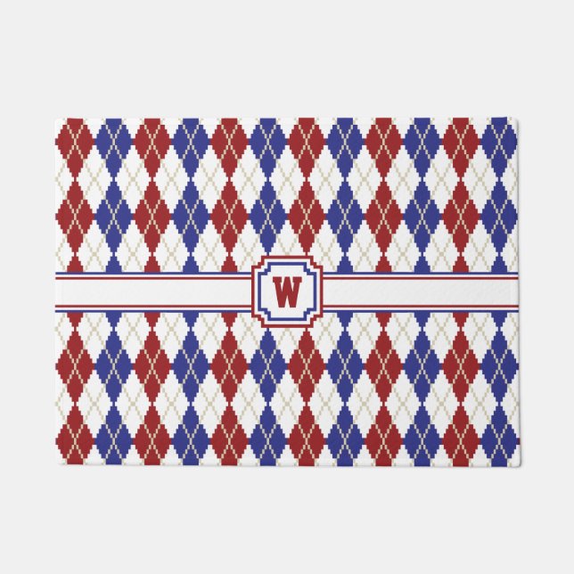 Tapete Americana Argyle Doormat (Frente)