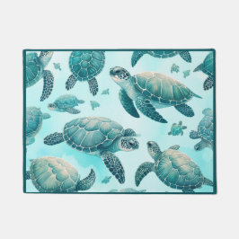 Tapete Amigos da Tartaruga do Mar