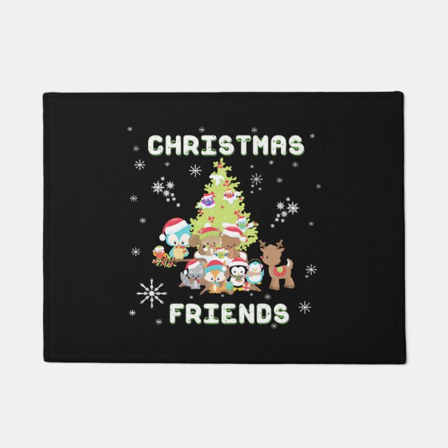 Tapete Amigos de Natal bonitos (Frente)