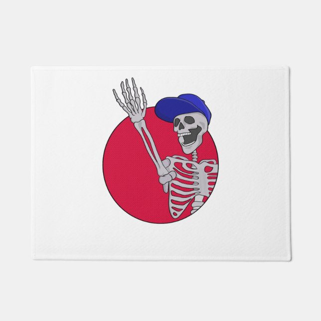 Tapete Amigos Legal e engraçados esqueletos (Frente)